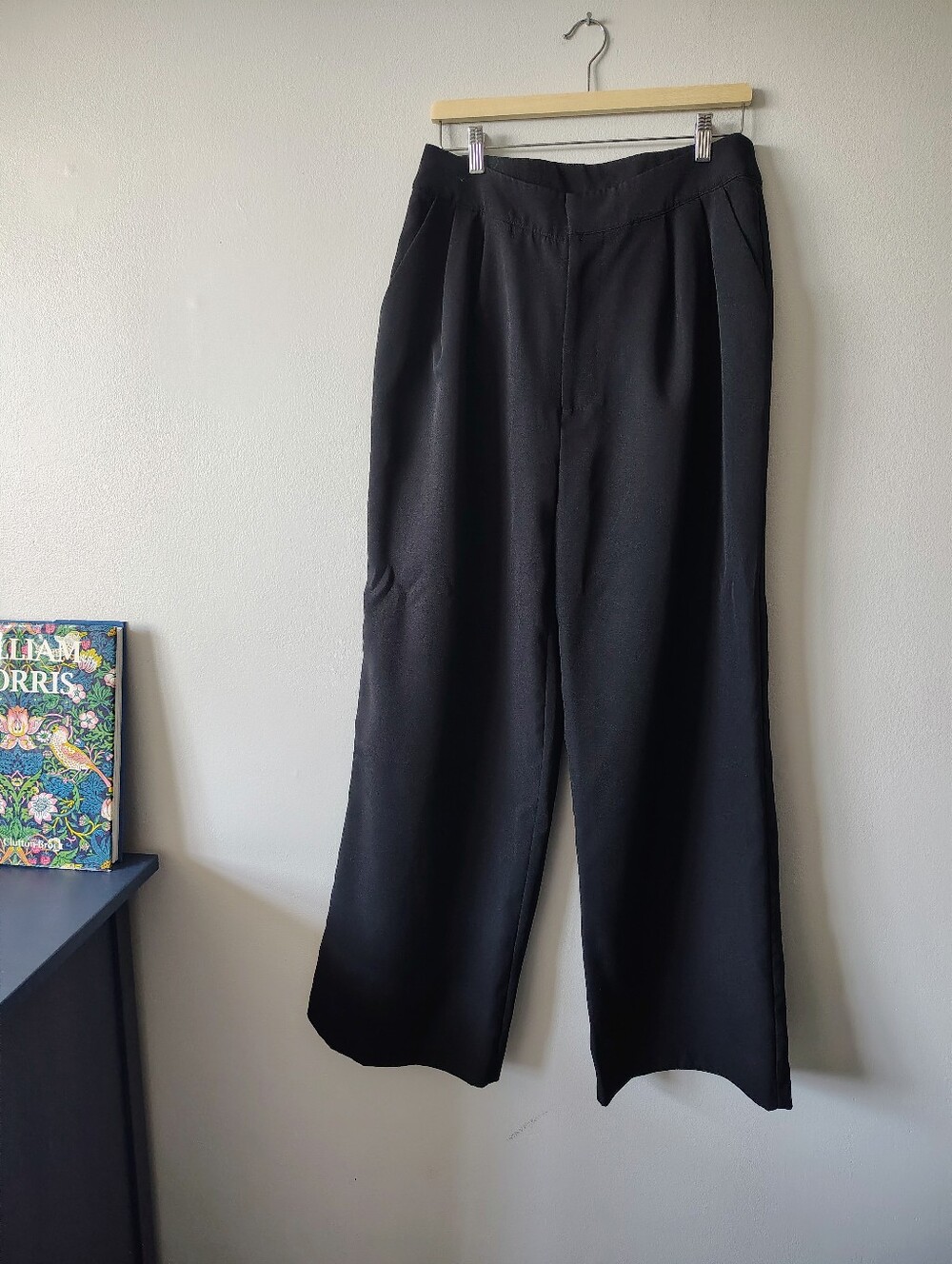 Steve Madden Black Wide Leg Dress Pants